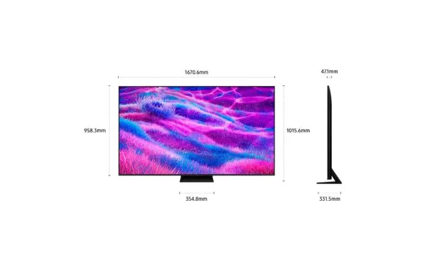 SAMSUNG Téléviseur UHD 4K SA TQ75QN80FAUXXC